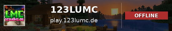 123LUMC Minecraft server banner