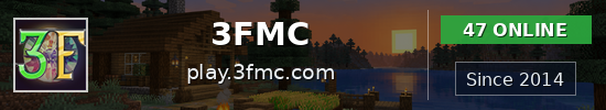 3FMC Minecraft server banner