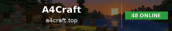 A4Craft Minecraft server banner