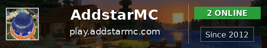 AddstarMC Minecraft server banner