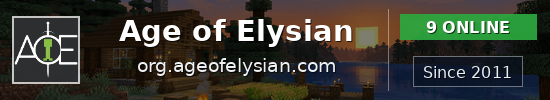 Age of Elysian Minecraft server banner