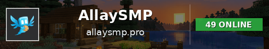 AllaySMP Minecraft server banner