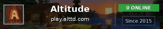 Altitude Minecraft server banner