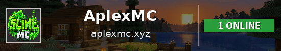 AplexMC Minecraft server banner