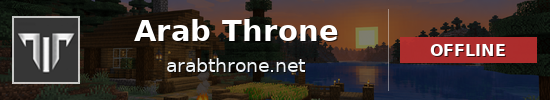 Arab Throne Minecraft server banner