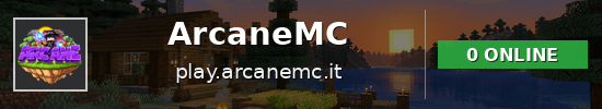 ArcaneMC Minecraft server banner