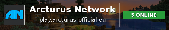 Arcturus Network Minecraft server banner