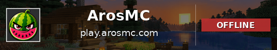 ArosMC Minecraft server banner