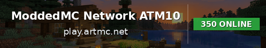 ModdedMC Network ATM10 Minecraft server banner