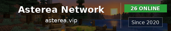 Asterea Network Minecraft server banner