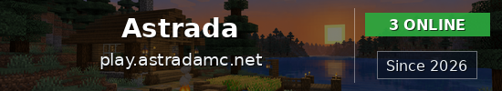 Astrada Minecraft server banner