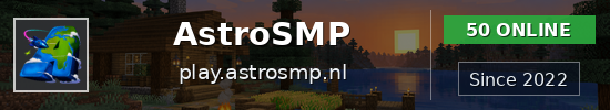 AstroSMP Minecraft server banner