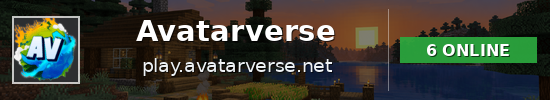 Avatarverse Minecraft Server IP: play.avatarverse.net