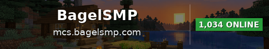BagelSMP Minecraft server banner