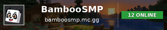 BambooSMP Minecraft server banner