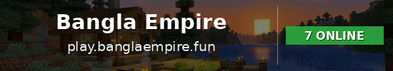 Bangla Empire Minecraft server banner