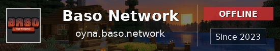 Baso Network Minecraft server banner