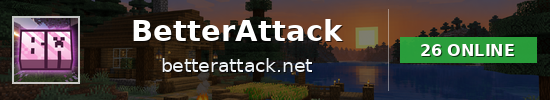 BetterAttack Minecraft server banner