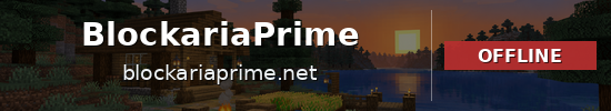 BlockariaPrime Minecraft server banner