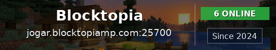 Blocktopia Minecraft Server IP: jogar.blocktopiamp.com:25700