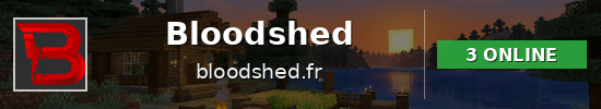 Bloodshed Minecraft server banner