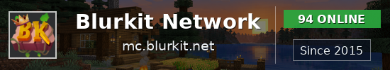 Blurkit Network Minecraft server banner
