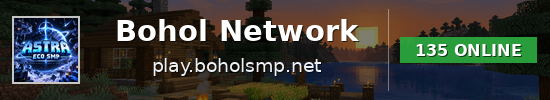 Bohol Network Minecraft server banner