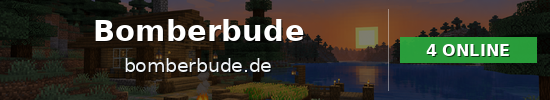 Bomberbude Minecraft server banner