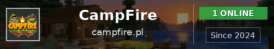 CampFire Minecraft server banner