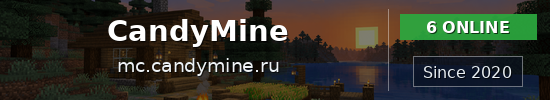 CandyMine Minecraft server banner