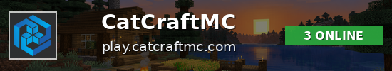 CatCraftMC Minecraft server banner