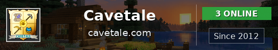 Cavetale Minecraft server banner