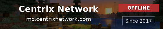 Centrix Network Minecraft server banner