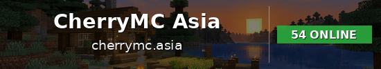 CherryMC Asia Minecraft server banner