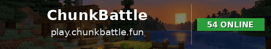 ChunkBattle Minecraft server banner