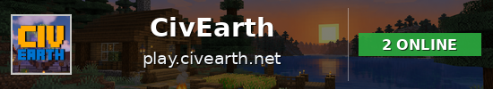 CivEarth Minecraft server banner