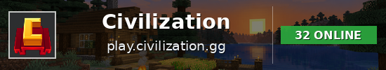 Civilization Minecraft Server IP: play.civilization.gg