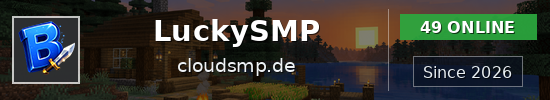 LuckySMP Minecraft server banner