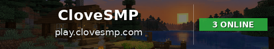 CloveSMP Minecraft server banner