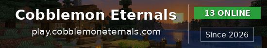 Cobblemon Eternals Minecraft server banner