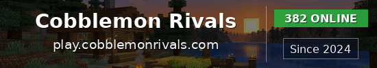 Cobblemon Rivals Minecraft server banner