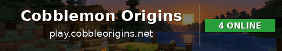 Cobblemon Origins Minecraft server banner