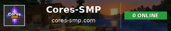 Cores-SMP Minecraft server banner