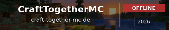 CraftTogetherMC Minecraft server banner