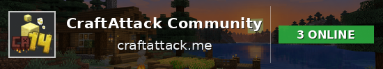 CraftAttack Community Minecraft server banner