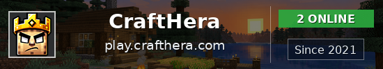 CraftHera Minecraft server banner