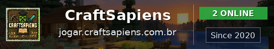 CraftSapiens Minecraft server banner