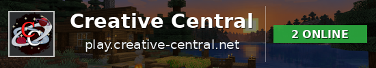 Creative Central Minecraft server banner