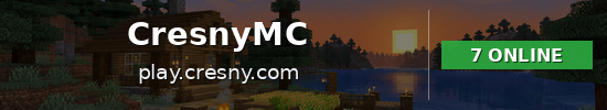 CresnyMC Minecraft server banner
