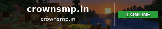 crownsmp.in Minecraft server banner